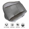 NLQR Front Driver Side Bottom Replacement Microfiber Leather Seat Cover