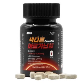 Mealux Unique Arginine Leucine Maca Essential 14400mg 36g, 60 tablets, 1 piece / 메아룩스 색다른 아르기닌 류신 마카 Essential 14400mg 36g, 60정, 1개