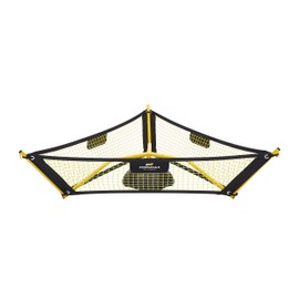 PodiuMax Soccer Rebounder Net, 3 Net Triangle Design for Team Training, Easy to Assemble and Disassemble, Comes with a Bag and Stakes