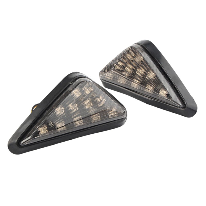 CBR LED Turn Signal Lights - Smoked Flush Mount Hyper-Bright
