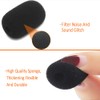40 Pack Mini Headset Microphone Windscreens Foam Microphone Cover for