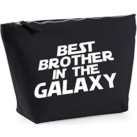 Hippowarehouse Best Brother in the Galaxy printed make up cosmetic wash bag 18x19x9cm
