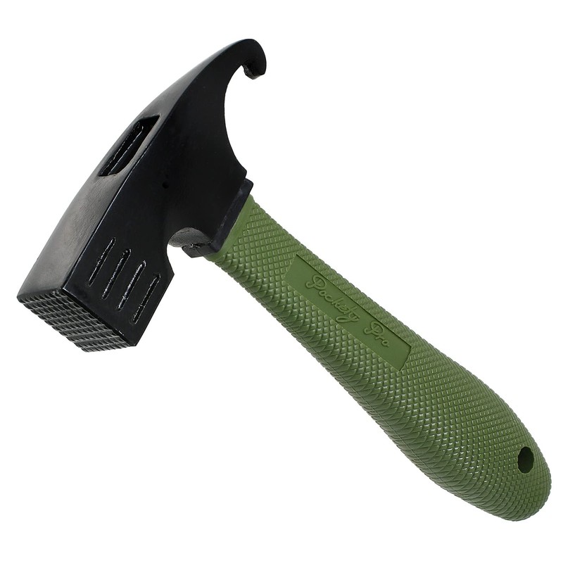 Kakuri Short Peg Hammer Olive Outdoor Camping Tent Peg Driving