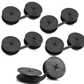 Universal Typewriter Ribbon Twin Spool Typewriter Ribbon Twin Spool Replacement Pack for Most Typewriter (5 Black)