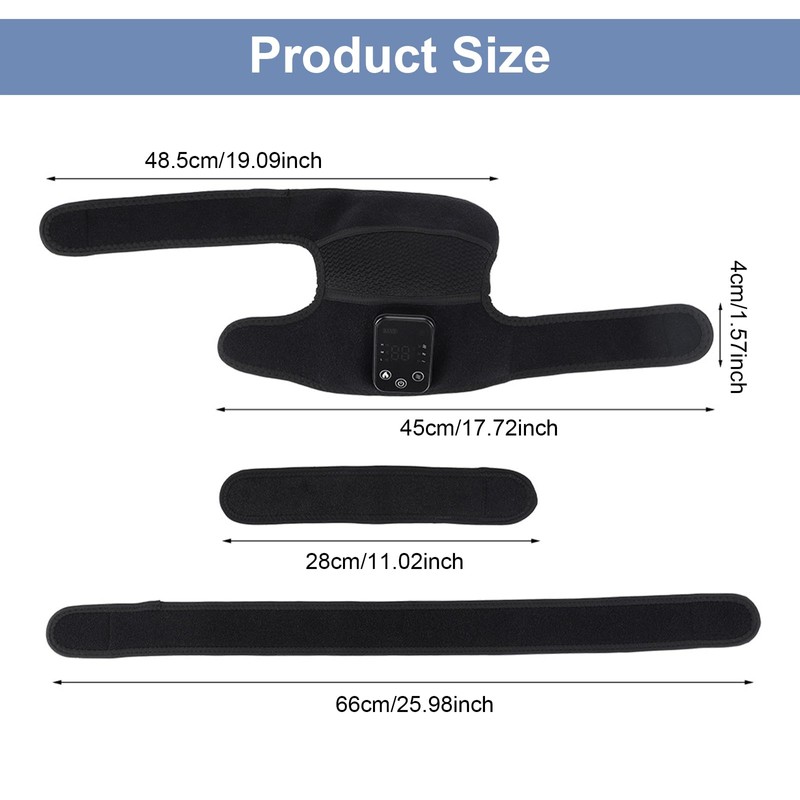 Colexy Knee Massager, Elbow Brace, Heated Shoulder Support with Vibration,