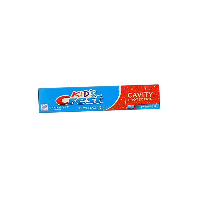 Crest Kids Tube Size Sparkle Fun Cavity Protection Toothpaste, 4.6