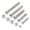 Glvaner M6-1.0 x 16mm Flat Socket Head Cap Screws and