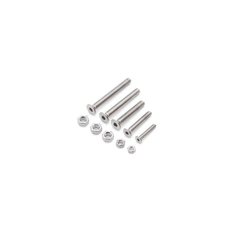 Glvaner M6-1.0 x 16mm Flat Socket Head Cap Screws and