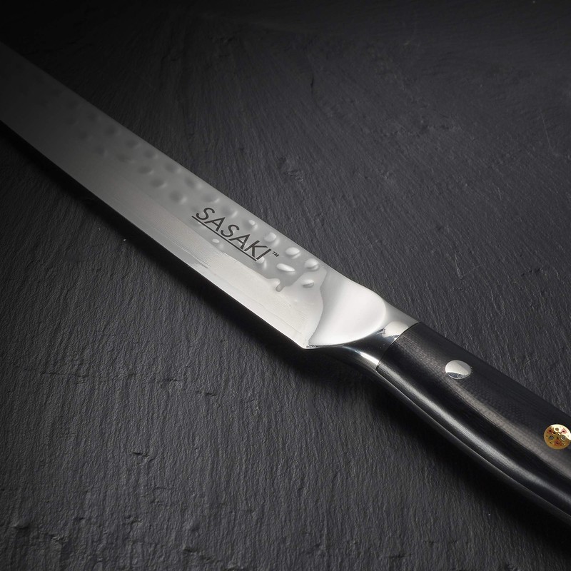 Sasaki Takumi Japanese AUS-10 Stainless Steel Slicing Knife with Locking