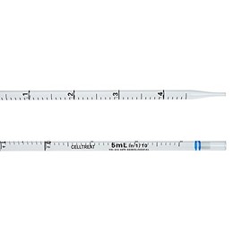 Celltreat Scientific Products 229005B Standard-Length Serological Pipette, 5Ml, Indv. Wrap, Paper/Plastic, Sterile; 200/Cs, Fluid_Ounces, Degree C, Polystyrene, (Pack of 200)