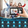 Teoryieer Digital Camera 4K 64MP Compact Camera Digital with 32GB