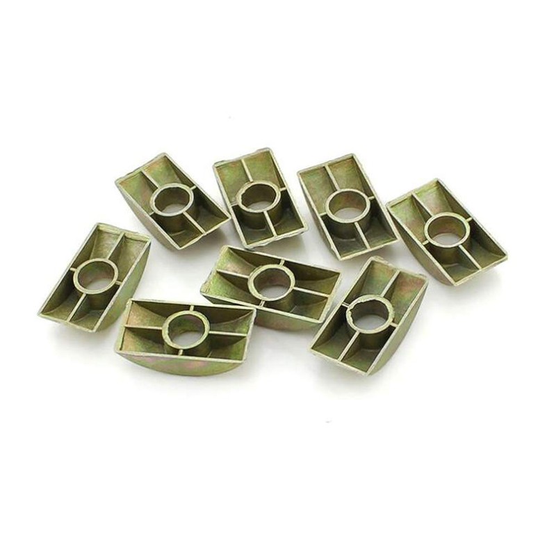 12 Pcs Half Moon Washer Furniture Nut Connector Nuts Spacer
