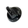 Creda Hotpoint Oven Black 'Twin' Control Knob. Genuine part number