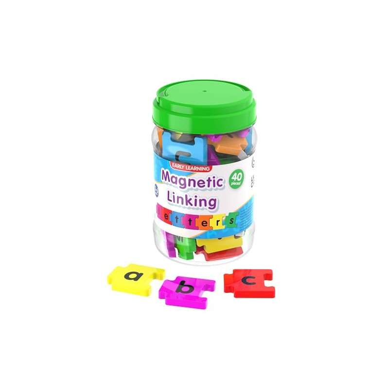 The Learning Journey Magnetic Linking Letters | Set of 40