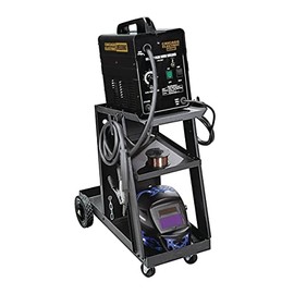Generic MIG Flux Welding Cart, Steel, Black, 100 lb. Capacity, 28"H x 15"W x 27"L, Welding Cart, Welding