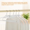 20 Pack Velvet Slim Non-Slip White Hangers - Space Saving