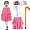Old Lady Costume for Kids Girls 5t -6t 100 Days