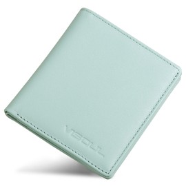 VISOUL Card Case, Commuter Passage, License Holder, 6 Card Slots, License Case, Cowhide Leather, Genuine Leather Card Case, Commuter Pass Case, Italian Leather Mini Wallet, Thin Card Case, Lightweight