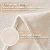 MYSKY HOME White Armchair Couch Cover for Sofa, Couch Covers