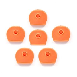 Merriway BH02751 (20 Pcs) Orange Key Cap Covers - Pack of 20 Pieces