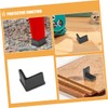 TEHAUX 10Pcs Shaped Rubber Leg Caps for Furniture Feet Non