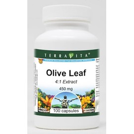 Olive Leaf 4:1-450 mg (100 Capsules, ZIN: 520997)