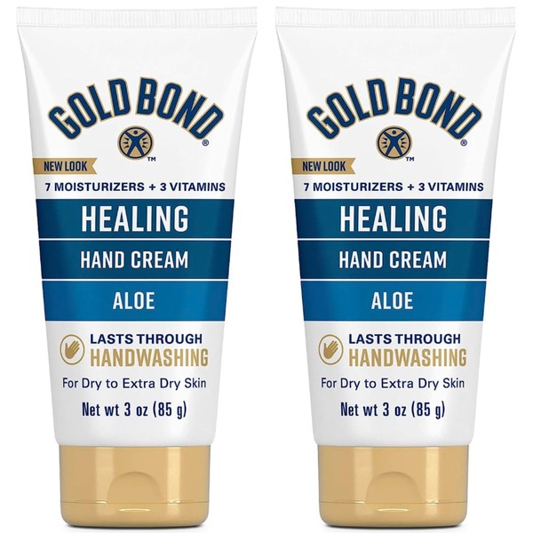 GoldBond Healing Hand Cream, 3 oz., With Aloe, Moisture That