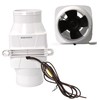 SEAFLO 3" In-Line Marine Bilge Air Blower - 12V, 130
