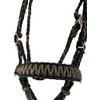 pony bridle and side pull hackamore black and camo