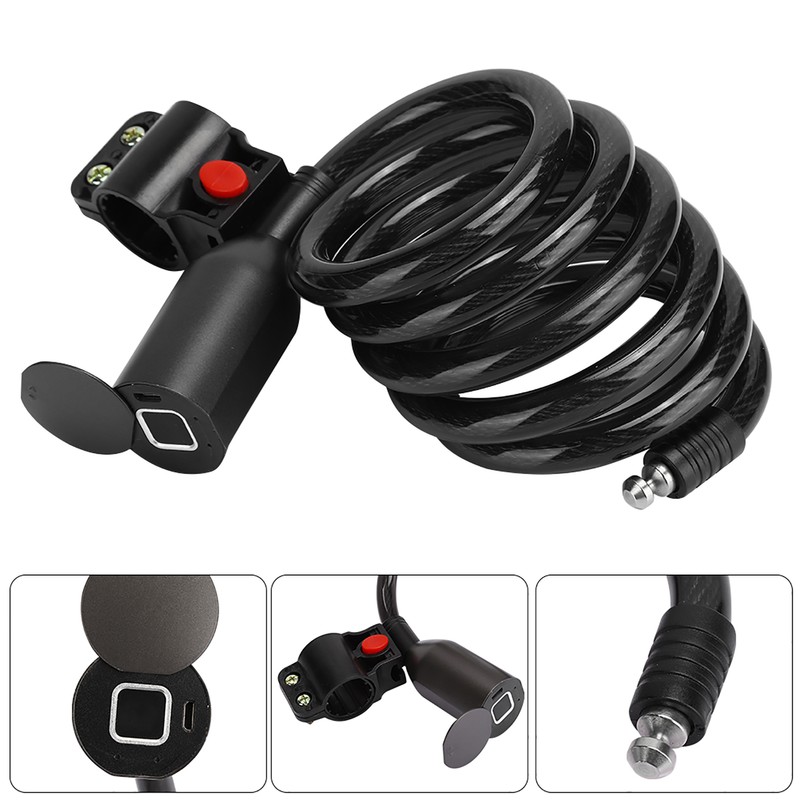 Smart Fingerprint Waterproof Security Portable Keyless Anti Theft Lock for