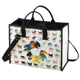 WZMPA Wings Fire Darkstalker Makeup Bag Wings Fire Novel Inspired Gift Dragon Tribes Zipper Pouch Bag Fire Dragon Bookish Gift, Wings Dragon BG, Fit