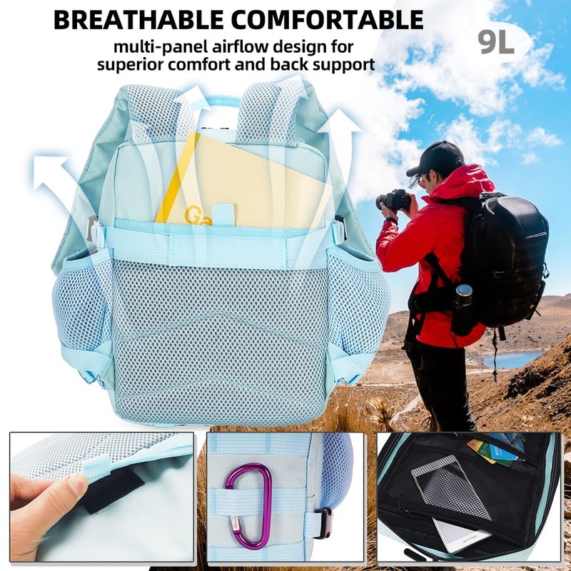 HongXingHai 9L Mini Tactical Backpack for Men and Women, Tactical