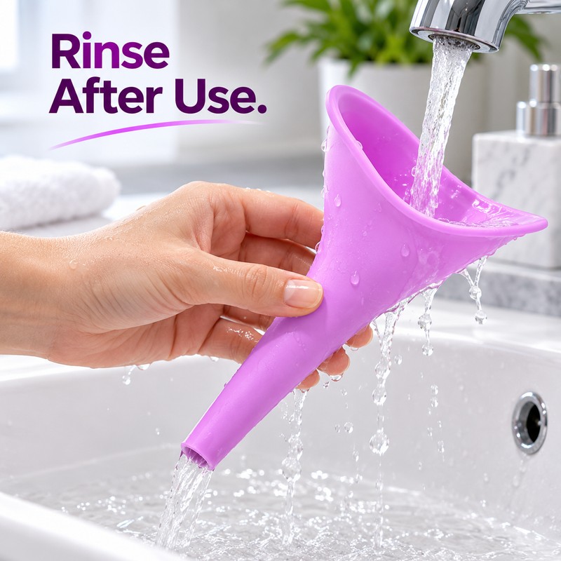 Portable Female Urination Device for Camping & Travel – Soft