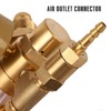 BO WELD Argon CO2 Regulator Flow Meter Gas Regulator with