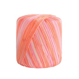 jiuzcare Crochet Yarn Cotton Knitting Wool Variegated Yarn Double Knitting Wool for Crochet, Weaving, DIY Craft Projects [133M, 47# Cherry]