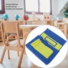 Chairback Pocket with Clear Label Slot Strong Stitching 600D Oxford