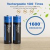 Hixon AA Rechargeable Batteries with Charger,Hixon 3500mWh High-Capacity Rechargeab...