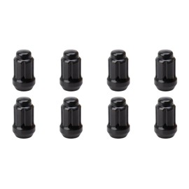 TUSK (8 Pack) Tapered Spline Drive Lug Nut 12mm x 1.50mm Thread Pitch Black for Polaris RZR Pro R 4 Sport 2022,2025