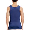 Men's Silk Tank Tops Sleeveless Pure Silk Undershirt Super Absorbent