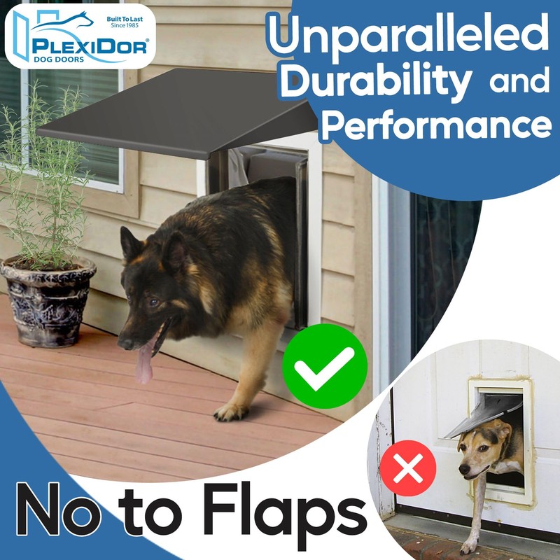 Plexidor Performance Pet Doors Universal Pet Door Awning - Door