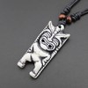 Scddboy Hawaiian Tiki Pendant Necklace for Men Women -Polynesian Tribal