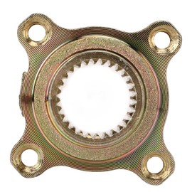 VOBOR 2Pcs Wheel Rear Axle Hub, 28 Tooth Spline 4 Stud for 50CC 110CC 150CC Quad Bike ATV Go Kart