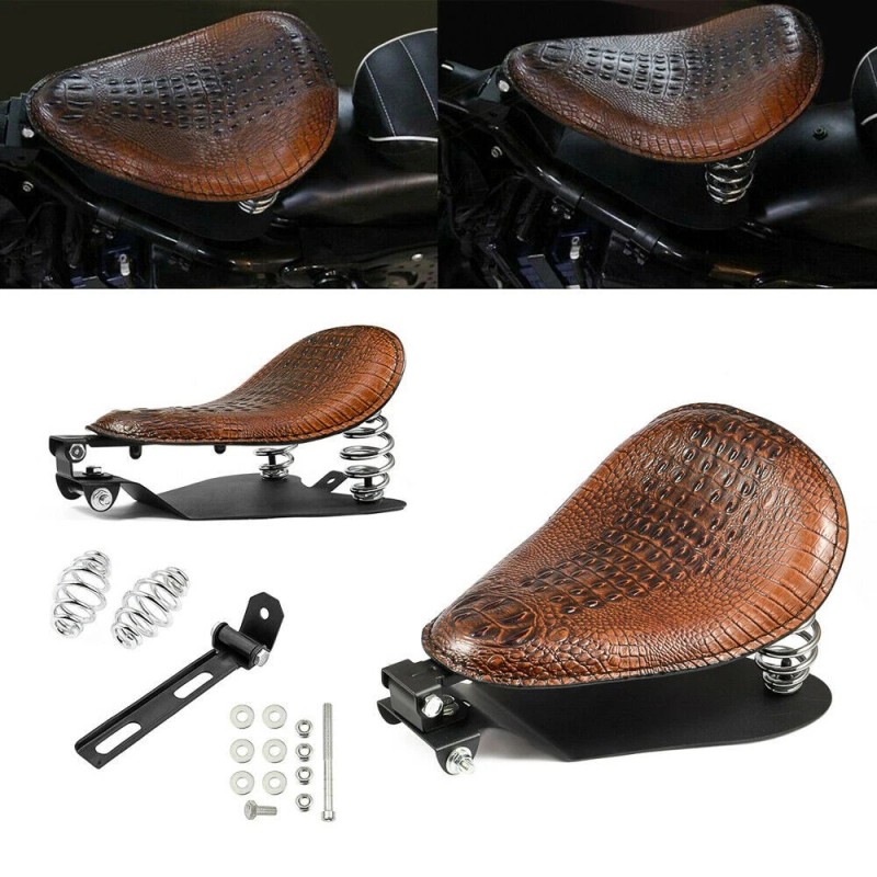 CANITU Motorcycle Alligator Large Solo Seat Spring For Honda VTX1300C