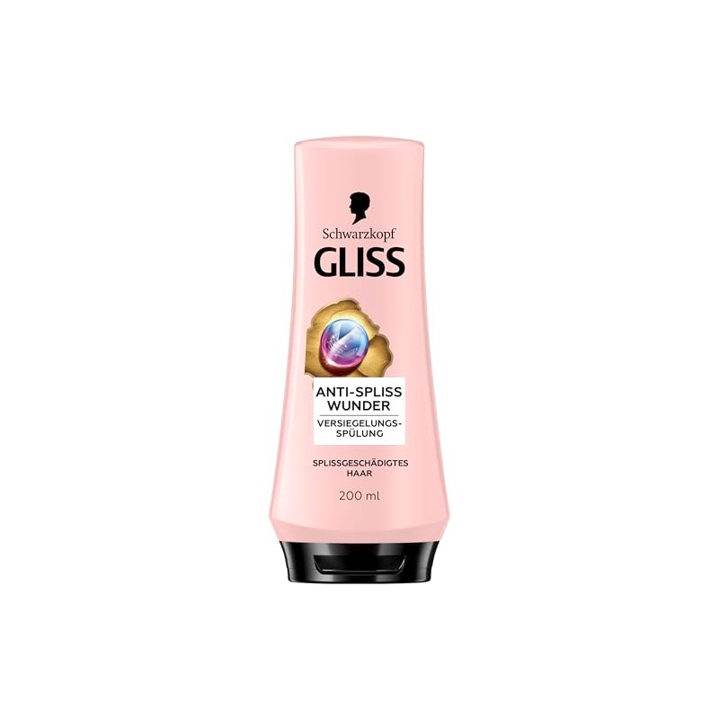 Gliss Conditioner Anti-Split Ends Miracle (200 ml), Conditioner Repairs Damaged