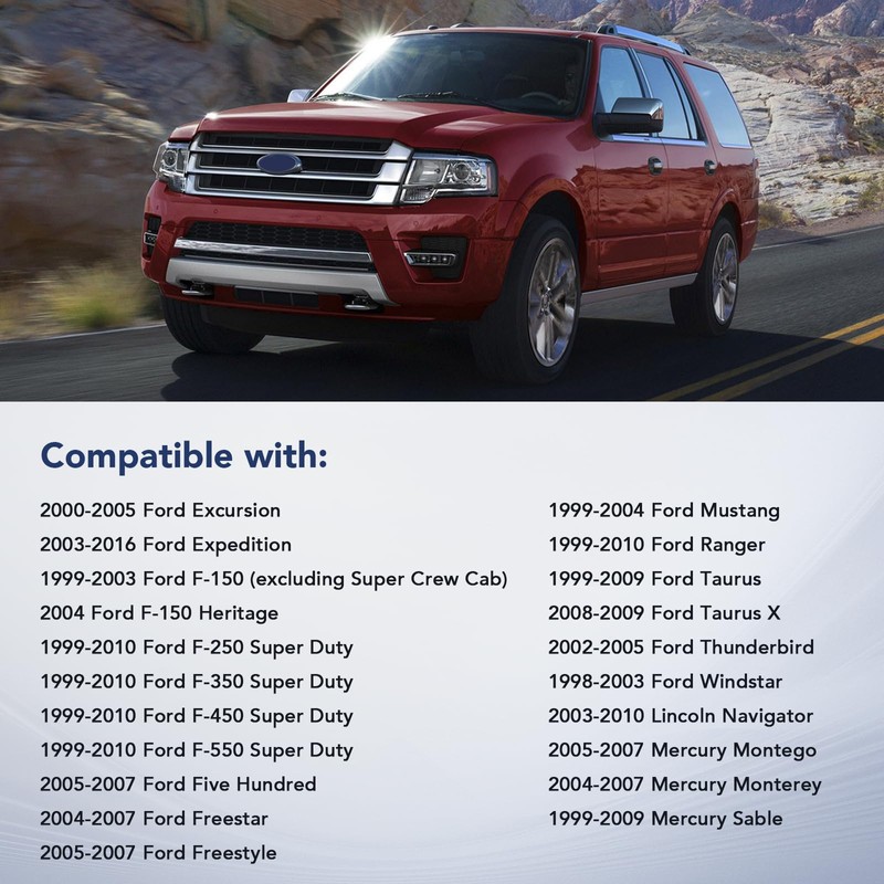 4 Pcs Power Door Lock Latch Actuators Compatible with Ford