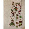 STICKABILITIES THE PAPER STUDIO STICKERS CHRISTMAS SNOWMEN SNOWMAN 19 PCS