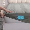 NTBAY Waterproof Mattress Protector, Quilted Twin XL Fitted Mattress Cover