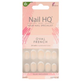 Nail HQ Oval French Nails