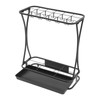 QUSKLISU Industrial Metal Umbrella Holder Stand with 18 Slots &