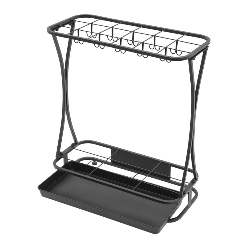 QUSKLISU Industrial Metal Umbrella Holder Stand with 18 Slots &